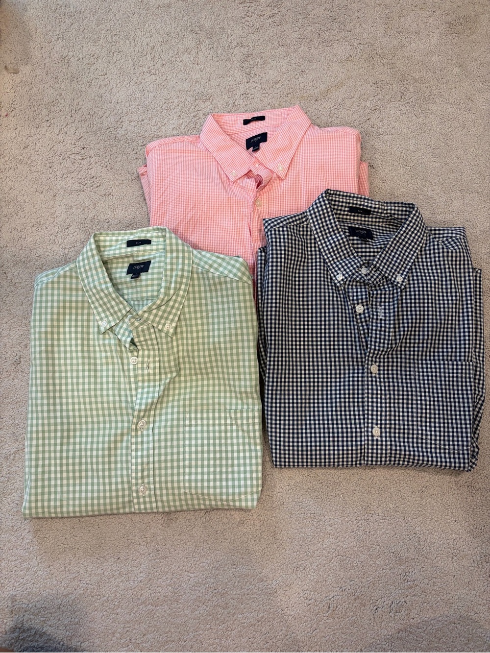 J. Crew button- down shirts- set of 3